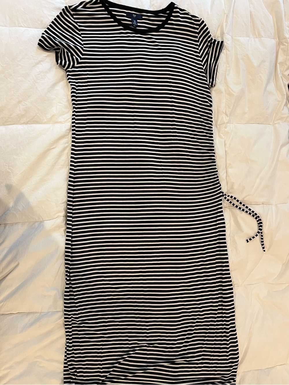Gap Striped Dress with side Cinch